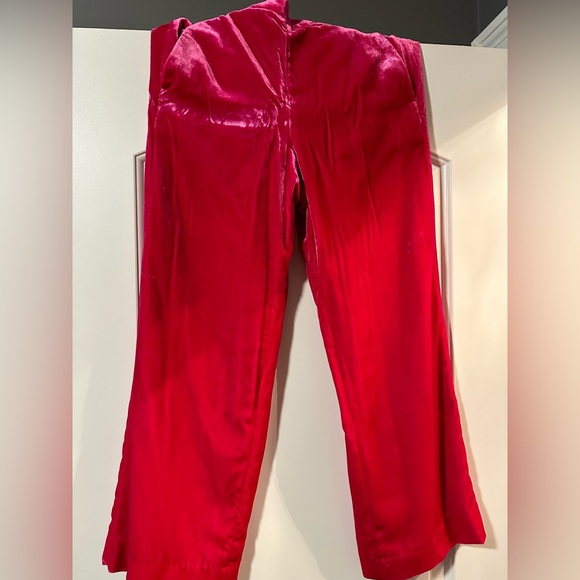 J Crew Womens Pull-On Peyton Velvet Pants Hot Pink NWT NBW - Picture 6 of 6